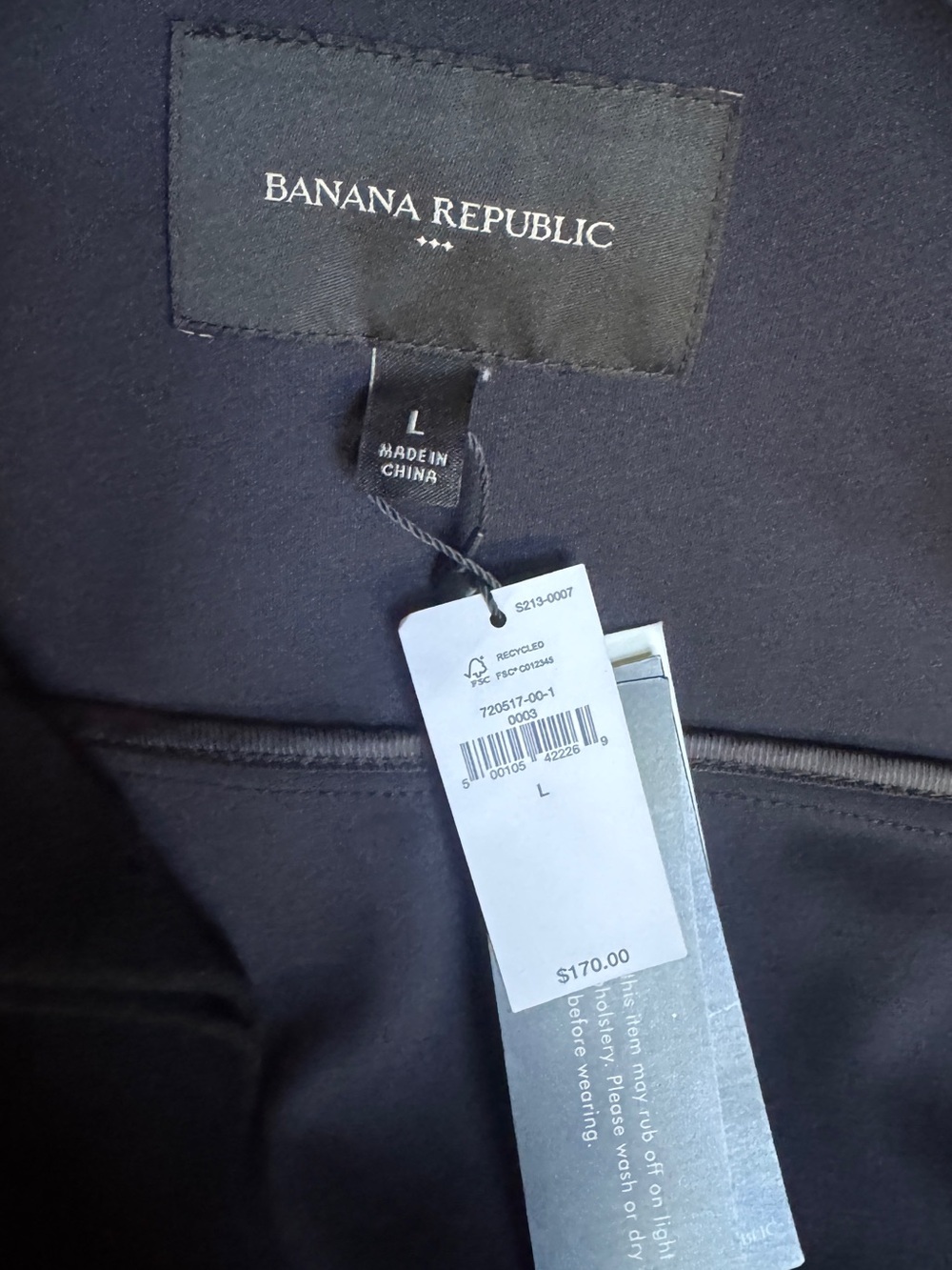 Banana Republic Black Suede Like Utility Jacket - Picture 4 of 4